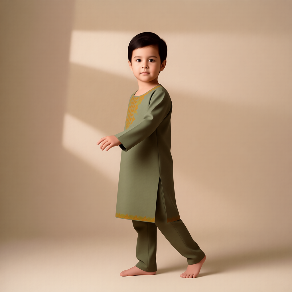 Green Majesty Kurta