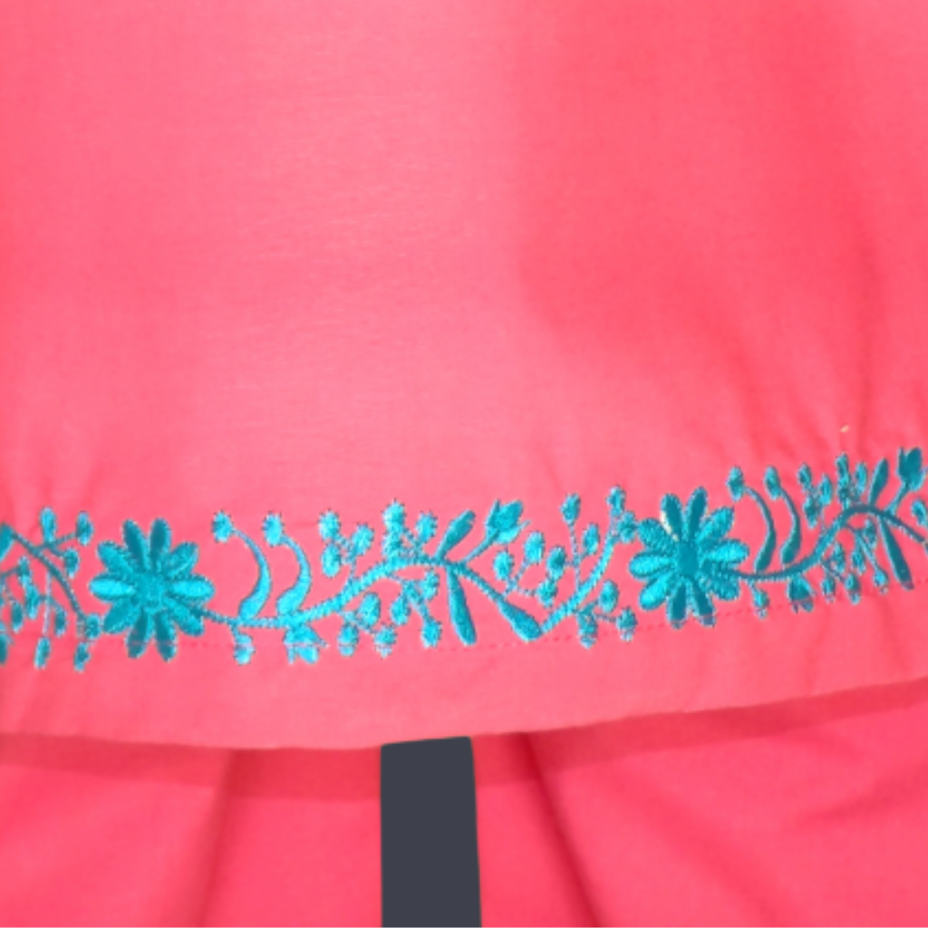 Pink Bloom Kurta