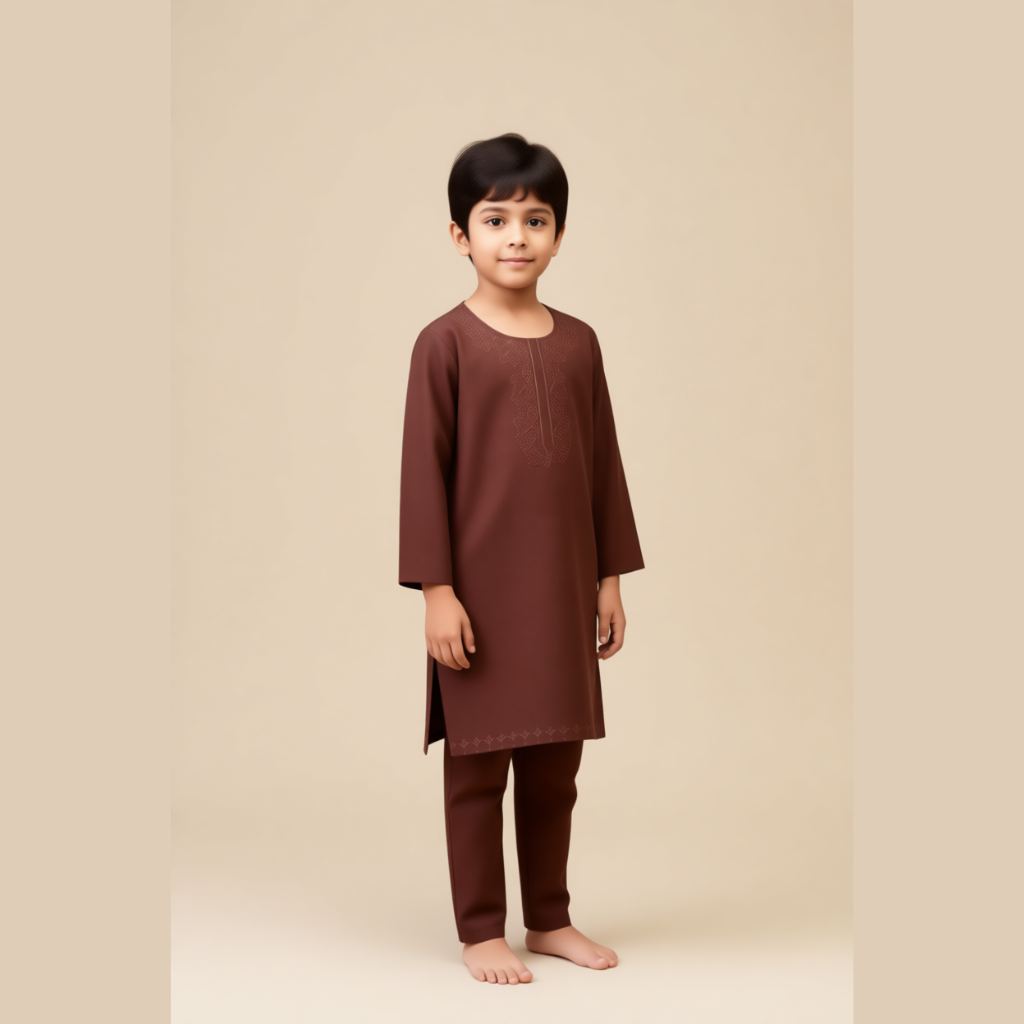 Chocolate Kurta Set