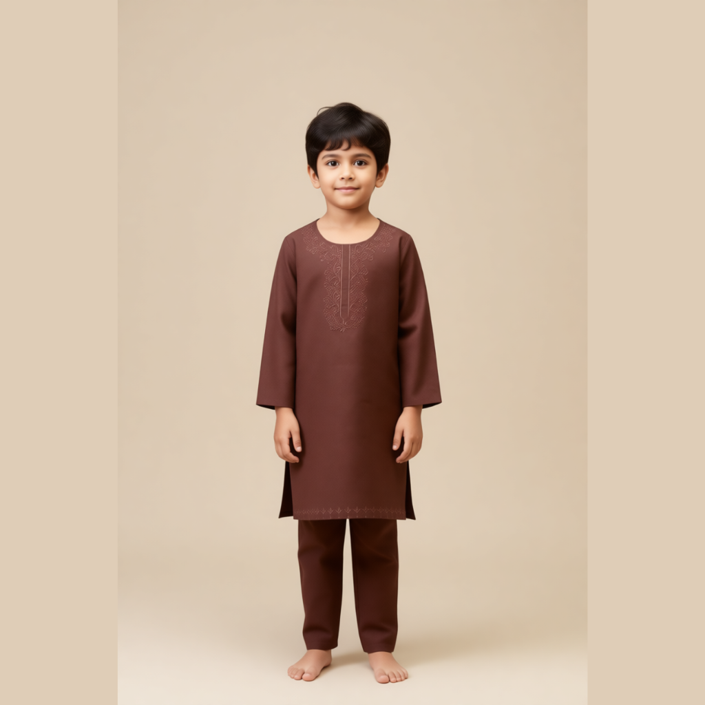 Chocolate Kurta Set