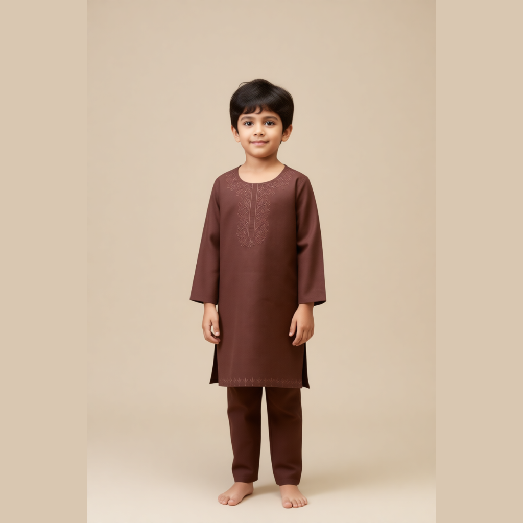 Chocolate Kurta Set